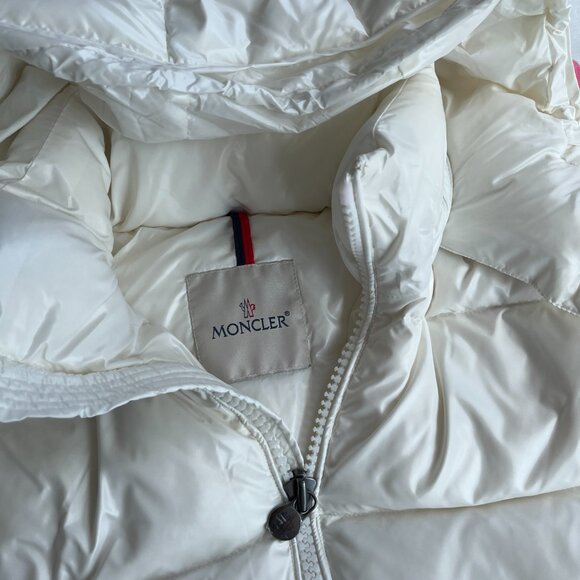 Moncler White Down Jacket - Picture 2 of 8